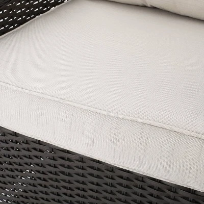 Avondale 3pc All-Weather Wicker Patio Chair Set W/ Fire Pit - Dark Brown - Christopher Knight Home 14 Avondale 3pc All-Weather Wicker Patio Chair Set W/ Fire Pit - Dark Brown - Christopher Knight Home - Image 12