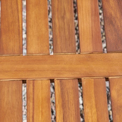 Andora 2pc Acacia Wood Loveseat Set - Brown/Dark Teal - Christopher Knight Home 7 Andora 2pc Acacia Wood Loveseat Set - Brown/Dark Teal - Christopher Knight Home - Image 5