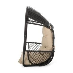 Greystone Indoor/Outdoor Wicker Hanging Chair With 8' Chain - Brown/Tan - Christopher Knight Home 12 Greystone Indoor/Outdoor Wicker Hanging Chair With 8' Chain - Brown/Tan - Christopher Knight Home -Outdoor Living Shop GUEST 029eaf23 e6ab 4e2e a7c2 9fc0a40ad982