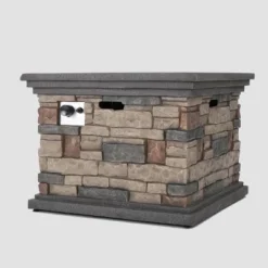 Kaula 5pc Faux Rattan Club Chair & Fire Pit Chat Set - Christopher Knight Home -Outdoor Living Shop GUEST 04b04b9e 6245 49e7 9798 6f157d6fc911