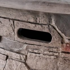 Hoonah Stone Circular MGO Fire Pit - Gray - Christopher Knight Home -Outdoor Living Shop GUEST 04b239b0 e200 4db2 961f 1223b71d15c4