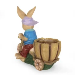 Christopher Knight Home 26" Wide Raglan Concrete Outdoor Novelty Rabbit Planter Blue/Brown -Outdoor Living Shop GUEST 04c3fe3d 791a 4ff5 9661 3e871fbd7c2c