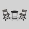 Hillside 3pc Wood And Wicker Foldable Bistro Set Dark Gray/Brown - Christopher Knight Home 2 Hillside 3pc Wood And Wicker Foldable Bistro Set Dark Gray/Brown - Christopher Knight Home -Outdoor Living Shop GUEST 056a4dcb 128b 41f2 976b ed5b88f0f550