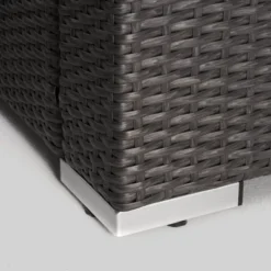 Santa Rosa 9pc Wicker Patio Sectional Sofa Set - Gray/Silver - Christopher Knight Home 13 Santa Rosa 9pc Wicker Patio Sectional Sofa Set - Gray/Silver - Christopher Knight Home -Outdoor Living Shop GUEST 05da9d89 bd8a 4559 bfe9 b570915a4227