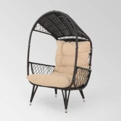 Malia Wicker Standing Basket Chair - Christopher Knight Home -Outdoor Living Shop GUEST 07b7d6c9 698a 4be9 bbcf e9e93f28a48a