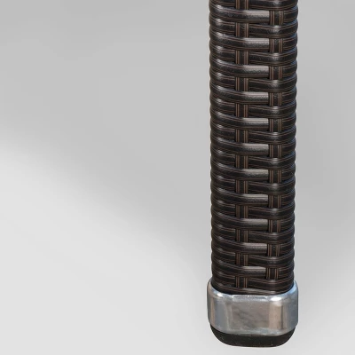 Aurora 4pk Wicker Stacking Chairs - Brown - Christopher Knight Home 4 Aurora 4pk Wicker Stacking Chairs - Brown - Christopher Knight Home - Image 2