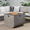 Adio Square 30" Light Weight Concrete Gas Fire Pit - Light Gray -Outdoor Living Shop GUEST 098a2aa3 19e8 48d1 be7e f8a922d1d6c6