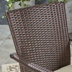 Davenport 9pc Wood & Wicker Expandable Dining Set - Natural/Brown/Cream - Christopher Knight Home -Outdoor Living Shop GUEST 09bdb0ce 6f44 420a b062 5183d0a84cf7 1