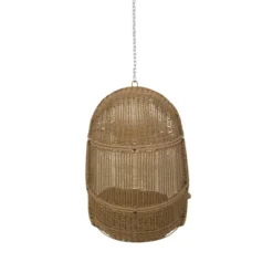 Orville Indoor/Outdoor Wicker Hanging Chair With 8' Chain - Light Brown/Dark Gray - Christopher Knight Home 12 Orville Indoor/Outdoor Wicker Hanging Chair With 8' Chain - Light Brown/Dark Gray - Christopher Knight Home -Outdoor Living Shop GUEST 09cf3eca 491e 47e6 80b3 8c910240cc97
