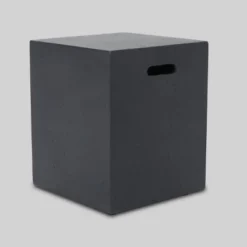 Cape Coral 3pc Aluminum And Rectangular MGO Fire Table Set - Gray - Christopher Knight Home -Outdoor Living Shop GUEST 0a7694b9 f5d7 4f93 9fdc bb8d7d3fb1b6