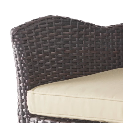 Braxton Wicker Swivel Patio Bar Stool With Cushion - Multi-Brown - Christopher Knight Home 9 Braxton Wicker Swivel Patio Bar Stool With Cushion - Multi-Brown - Christopher Knight Home - Image 7