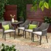 Hillhurst 4pk Wicker Dining Chairs Gray - Christopher Knight Home -Outdoor Living Shop GUEST 0b12723f 567d 4767 8e5c 9aace2847df2