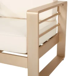 Maya Bay Patio Aluminum Club Chair - Gold/White - Christopher Knight Home -Outdoor Living Shop GUEST 0d97e897 2847 4b93 a357 a6f011d509cf