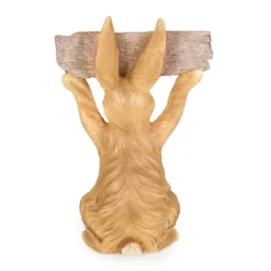 23.75" Concrete Corneu Outdoor Rabbit Garden Statue - White And Brown - Christopher Knight Home -Outdoor Living Shop GUEST 0dbb20d9 71a5 495a 987f e5ba70d4a838