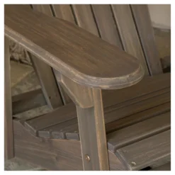 Hayle Reclining Wood Adirondack Chair With Footrest - Gray - Christopher Knight Home -Outdoor Living Shop GUEST 0fd9bb12 51a5 452c acc8 981f51a3f5e5