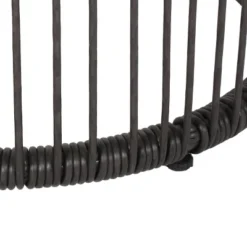 Neblett 3pc Patio Wicker Chat Set - White/Beige/Black - Christopher Knight Home -Outdoor Living Shop GUEST 103a891d 5485 447e 94db e9169d760355