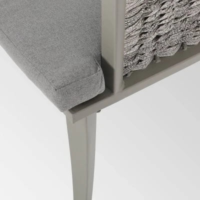 Pebble Set Of 2 Wicker Boho Club Chairs - Gray - Christopher Knight Home 6 Pebble Set Of 2 Wicker Boho Club Chairs - Gray - Christopher Knight Home - Image 4