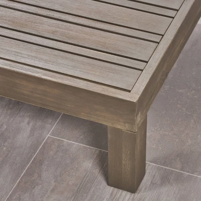 Brava 9pc Acaia Wood Patio Conversation Set - Christopher Knight Home 7 Brava 9pc Acaia Wood Patio Conversation Set - Christopher Knight Home - Image 5