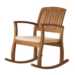 Selma 2pk Acacia Wood Rocking Chair - Teak/White - Christopher Knight Home 10 Selma 2pk Acacia Wood Rocking Chair - Teak/White - Christopher Knight Home -Outdoor Living Shop GUEST 12882854 c257 4111 83e7 4535e737a4bf