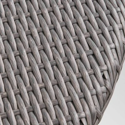 Pala 5pc Wicker Contemporary Dining Set Gray - Christopher Knight Home 7 Pala 5pc Wicker Contemporary Dining Set Gray - Christopher Knight Home - Image 5