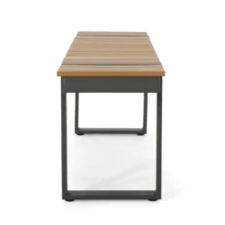 Cibola 3pc Outdoor Aluminum Picnic Set - Natural/Gray - Christopher Knight Home -Outdoor Living Shop GUEST 14e9674a 7f09 40fa ade9 e57fb73a484d 2