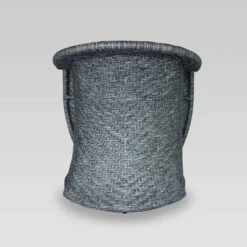 Larchmont Wicker Swivel Chair - Mixed Black/Dark Gray - Christopher Knight Home -Outdoor Living Shop GUEST 16f4f124 6a3e 4b15 92d1 3f014886edf7