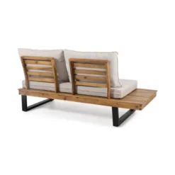 Sebastian 4pc Outdoor Acacia Wood 5 Seater Sofa Sectional With Cushions - Teak/Beige - Christopher Knight Home 8 Sebastian 4pc Outdoor Acacia Wood 5 Seater Sofa Sectional With Cushions - Teak/Beige - Christopher Knight Home -Outdoor Living Shop GUEST 1716efdc a763 472b 8273 78f73a6a0910