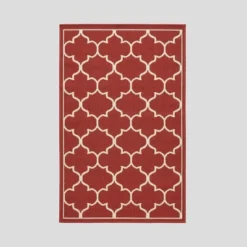 Thornhill Geometric Outdoor Rug Red/Ivory - Christopher Knight Home -Outdoor Living Shop GUEST 181681b5 19c8 408e be7e 507e9c256acd