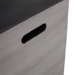 Langton Outdoor Light Weight Concrete & Ceramic Square Tank Holder Side Table Dark Gray/Black - Christopher Knight Home -Outdoor Living Shop GUEST 1840856c 8a1d 42ae 8420 5f9a0e55ba94