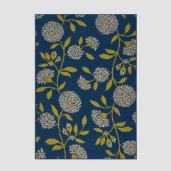 Viola Floral Outdoor Rug Blue/Green - Christopher Knight Home -Outdoor Living Shop GUEST 186a4735 4b47 4634 bc5a c836263ccc5d