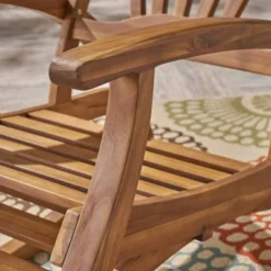Sunview 2pk Acacia Wood Recliner Rocking Chairs - Teak - Christopher Knight Home -Outdoor Living Shop GUEST 195ec82a b3b3 4857 9651 7f172918b5fb
