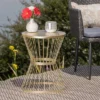 Lassen 16" Iron Patio Side Table - Christopher Knight Home -Outdoor Living Shop GUEST 19e83086 89a3 4587 9b56 36e547c38a27