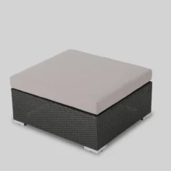 Santa Rosa 9pc Wicker Patio Sectional Sofa Set - Gray/Silver - Christopher Knight Home 17 Santa Rosa 9pc Wicker Patio Sectional Sofa Set - Gray/Silver - Christopher Knight Home -Outdoor Living Shop GUEST 1abc9c5e bd23 4159 abb9 1c79f05e696f