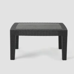 Daytona 4pc Faux Wicker Chat Set - Charcoal - Christopher Knight Home 9 Daytona 4pc Faux Wicker Chat Set - Charcoal - Christopher Knight Home -Outdoor Living Shop GUEST 1c18a578 a5af 404c a243 d69800558d66