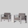 Cape Coral 3pc Aluminum Chat Set Khaki - Christopher Knight Home 1 Cape Coral 3pc Aluminum Chat Set Khaki - Christopher Knight Home -Outdoor Living Shop GUEST 1ff5ca9d 6ab5 4f98 afe4 e54338324ca3