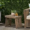 Kyoto Acacia Wood Folding Side Table - Gray - Christopher Knight Home -Outdoor Living Shop GUEST 20249366 50d8 4437 aff4 004054241892