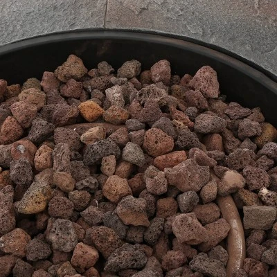 Blaeberry Outdoor Circular Fire Pit Natural Stone - Christopher Knight Home 5 Blaeberry Outdoor Circular Fire Pit Natural Stone - Christopher Knight Home - Image 3