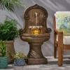 Fraser Outdoor 2-Tier Single Spout Fountain - Light Brown - Christopher Knight Home -Outdoor Living Shop GUEST 22e2845c d901 4058 ac24 8aca516e7045