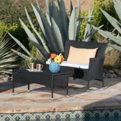 Malta 2pc Outdoor Seating Set - Christopher Knight Home -Outdoor Living Shop GUEST 22e9cd77 e832 49e7 85e4 2b1d75fce165