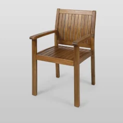 Karen 5pc Acacia Dining Set - Teak - Christopher Knight Home -Outdoor Living Shop GUEST 23731c1d 686e 479b a1db 46eaaa95f85d