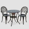 Angeles 3pc Cast Aluminum Bistro Set - Copper - Christopher Knight Home -Outdoor Living Shop GUEST 264c727e 8e51 4c58 baeb 62ccbdf32c47