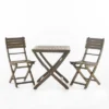 Positano 3pc Acacia Wood Foldable Bistro Set - Christopher Knight Home -Outdoor Living Shop GUEST 26b22539 1411 4ebd a357 b6fb2cf10497