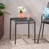 Boston Iron Modern Side Table - Christopher Knight Home -Outdoor Living Shop GUEST 27782780 15e0 49b4 beff 1c9d768129d8