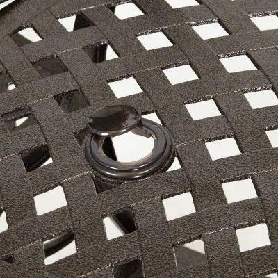 Sarasota Cast Aluminum Adjoining Patio Chair - Bronze - Christopher Knight Home 4 Sarasota Cast Aluminum Adjoining Patio Chair - Bronze - Christopher Knight Home - Image 2