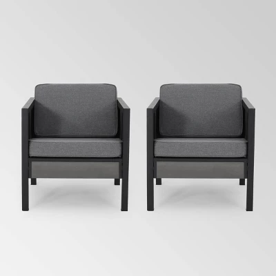 Jax Set Of 2 Faux Wood Club Chairs - Gray/Black - Christopher Knight Home 3 Jax Set Of 2 Faux Wood Club Chairs - Gray/Black - Christopher Knight Home