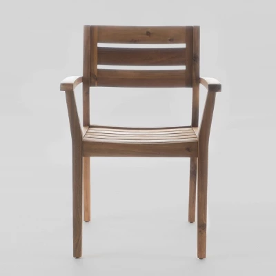 Midvale 7pc Acacia Wood Dining Set - Teak - Christopher Knight Home 5 Midvale 7pc Acacia Wood Dining Set - Teak - Christopher Knight Home - Image 3