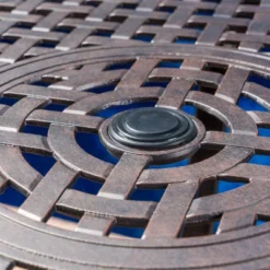 Alfresco 3pc Cast Aluminum Patio Bar Set Bronze - Christopher Knight Home -Outdoor Living Shop GUEST 316ec0c1 db76 42a3 a07f 05712ceaf207