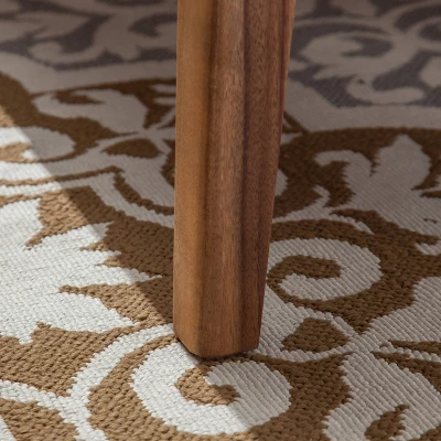 6pc Grenada Acacia Sectional Patio Sofa Set Teak - Christopher Knight Home 8 6pc Grenada Acacia Sectional Patio Sofa Set Teak - Christopher Knight Home - Image 6