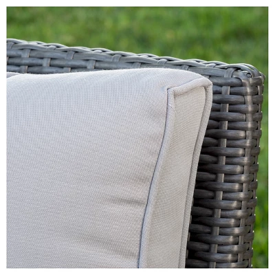 Honolulu Set Of 2 Outdoor Wicker Club Chair With Cushion - Christopher Knight Home 4 Honolulu Set Of 2 Outdoor Wicker Club Chair With Cushion - Christopher Knight Home - Image 2