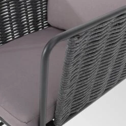 La Jolla Set Of 2 Rope Weave Modern Club Chairs - Dark Gray/Gray - Christopher Knight Home 11 La Jolla Set Of 2 Rope Weave Modern Club Chairs - Dark Gray/Gray - Christopher Knight Home -Outdoor Living Shop GUEST 3484ec60 9942 49f6 a975 a29f2c4f5dcb
